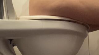 Afternoon toilet comes out a lot of chocolate muffins