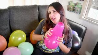 Metal girl ruins party popping all balloons - Bunny Looner [LOWRES]