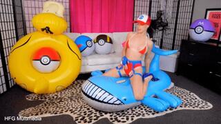 Ama Rio: Pokemon Trainer Inflatable Popping - mp4 4k
