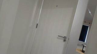 Danni's gets bound and ball gagged by her stalker! Mp4 version