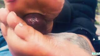 Sexy feet foot fuck extreme messy edition