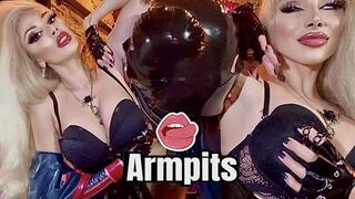 Lick my Stinky Sweaty Armpits in LATEX my puppy