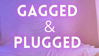 Gagged and Plugged Audio - Sara Desire XO - Femdom