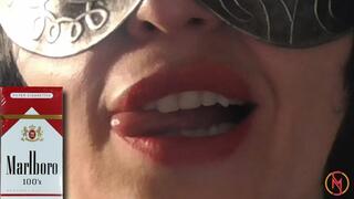 Marlboro Red 100s black bobcut Follow the cigarette