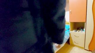 Hardcore rough sex with hot girlfriend in the bedroom