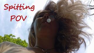 Spitting in your face outdoor