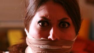 Lola Pearl Sweaty Sockgagged MOUTH FULLY PACKED, Groped, Taunted & left toe-tally Frustrated, Fuming MAD and Humiliated! *26 MINUTES LONG*