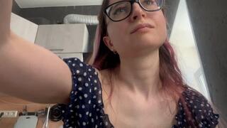 Emma has a slime face, a floating pig face