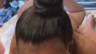 Blowjob after some feet care