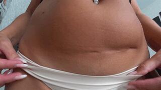 Jiggle fat belly and scar III