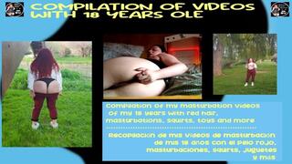 COMPILATION OF MASTURBATIONS FROM MY 18 YEARS OLD
