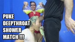 DEEP THROAT FUCKING PUKE 240722DC2 SARAI + VIOLET DEEPTHROAT PUKING PUKE SHOWER COMPETITION + FREE SURPRISE SHOW (LOWDEF SD MP4 VERSION)