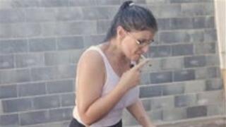 smoking in the rain - mp4 1080p