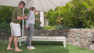 Fully dressed hogtie