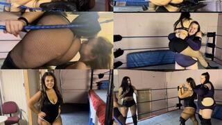 tag team match (bear hugs, slams and double stinkfaces)