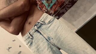 beautiful body feeling so desperate to have someone close, finding alone in home