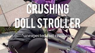 Destroying | Crushing Doll Stroller