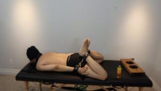 Nina luck dressed as a demon