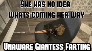 Unaware of the Girl Under My Farting Ass!