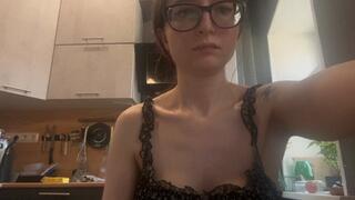 Emma plays with pens and is surprised that she is blind (first part of this video)