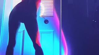 Silhouette Strip Tease Full Nude Special Effects Lighting