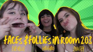 4K Ziva Fey - Ziva Fey - Faces And Follies in Room 203