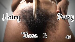 Hairy Pussy Tease 5 - Non - Stop Talking 4K Bush Worship