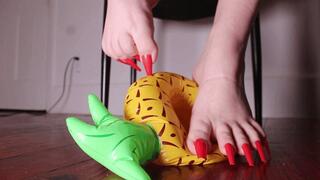 M - Popping Inflatables with Long Toenails