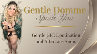 “Gentle Domination: Spoiled and Adored” Dominatrix Nova Starlust verbal domination and gentle aftercare audio with words of affirmation, whispering, and femdom