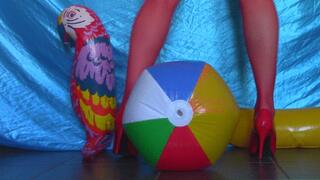 Beach Ball Red Ass Bounce (Non POP) (mkv)