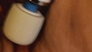 Magic wand all over my pussy
