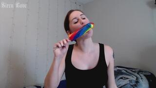 Dick lollipop sucking