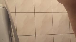 farting big fat belly and flooding with liquid