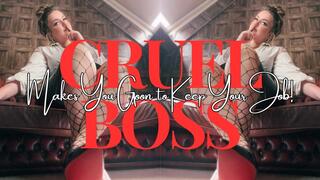 CRUEL BOSS MAKES YOU GOON! [Blackmail Fantasy, Gooning]