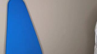 Elle Lyon Gets Her Chores Done While She Smokes