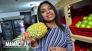 MAMACITAZ - Big Booty Latina Luisa Chocolate Gets Her Ebony Pussy Railed