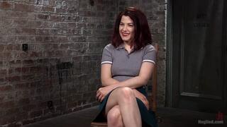 Sexy Pain Slut in Extreme Bondage, Tormented, Punished, and Made to Cum Against Her Will