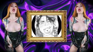 Stupid male ahegao goon-clown - porn addiction, gooner, gooning