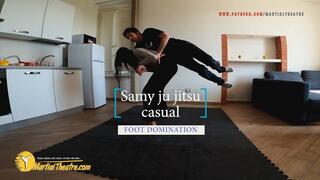Samy ju jitsu casual foot domination