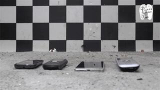 Phones under Christins metal Heels floor view