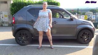 BOUNCING A GREY SUZUKI