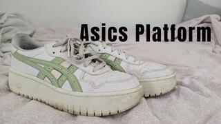 Cum on ex girlfriend shoes Asics Platform after we fucked