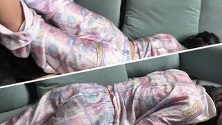 EMshibari aoao pajama spanking