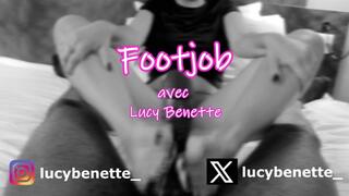 LUCY BENETTE - FOOTJOB #1 : Mais quel feeling !