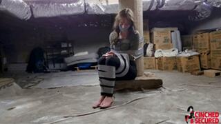 Ella Raine - Taped and Gagged In His Basement (WMV Format)