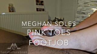 Meghan Soles Pink Toes Footjob