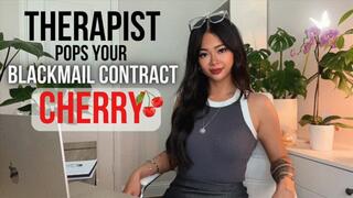 Psychiatrist Pops Your Blackmail Contract Cherry