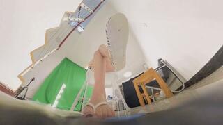 6k YIDE sexy flip flops crush Midget 360VR