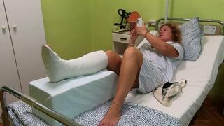 Csilla slc in the hospital