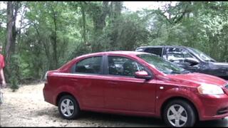 Hotwife Naked Jen Fucked By Strangers At The Car Park! (1st half mp4 sd)